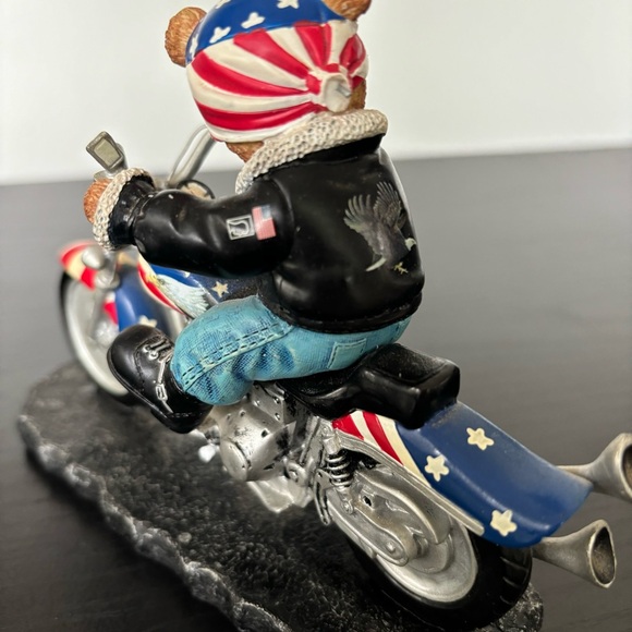 Faithful Fuzzies Born To Ride - Bear To Be Wild Collectible Figurine - Picture 6 of 9